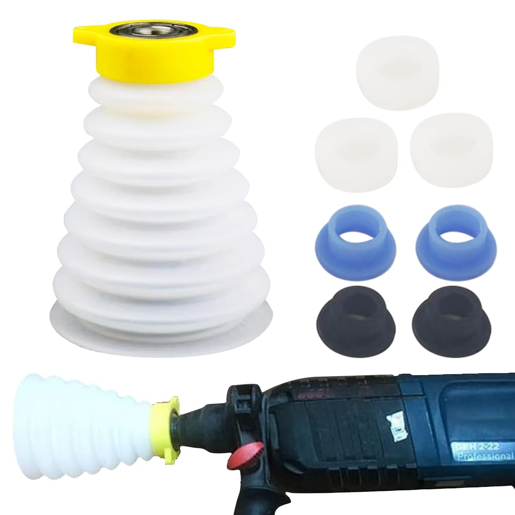 Serplex Hole Saw Dust Bowl for 16cm/6.2'' Drill, Flexible Drill Dust Collector Drill Bit Cover Silicone Hole Saw Attachment Universal Drill Dust Catcher Dust Collector Chips Collector for Hole Saw Serplex Hole Saw Dust Bowl for 16cm/6.2'' Drill, Flexible Drill Dust Collector Drill Bit Cover Silicone Hole Saw Attachment Universal Drill Dust Catcher Dust Collector Chips Collector for Hole Saw